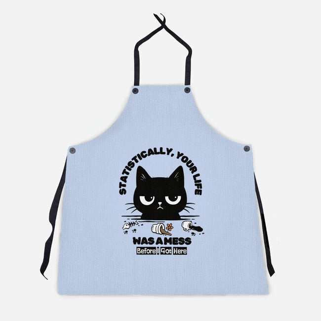 Statistically Your Life Was A Mess-Unisex-Kitchen-Apron-Trendlory