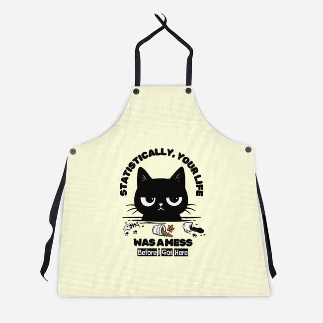 Statistically Your Life Was A Mess-Unisex-Kitchen-Apron-Trendlory