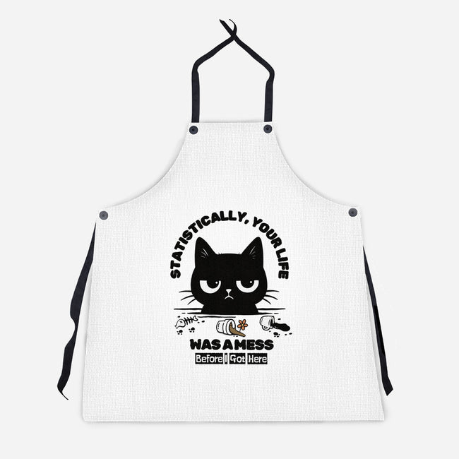Statistically Your Life Was A Mess-Unisex-Kitchen-Apron-Trendlory