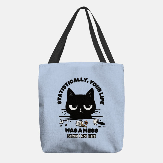 Statistically Your Life Was A Mess-None-Basic Tote-Bag-Trendlory
