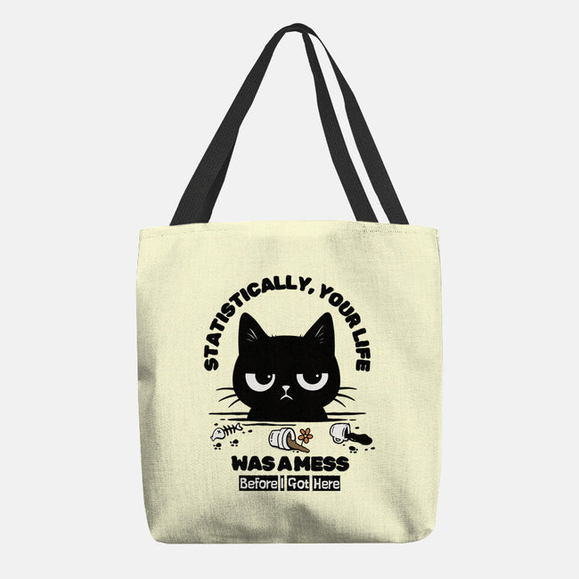 Statistically Your Life Was A Mess-None-Basic Tote-Bag-Trendlory