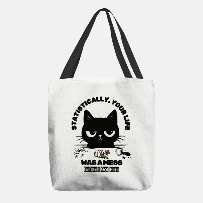 Statistically Your Life Was A Mess-None-Basic Tote-Bag-Trendlory