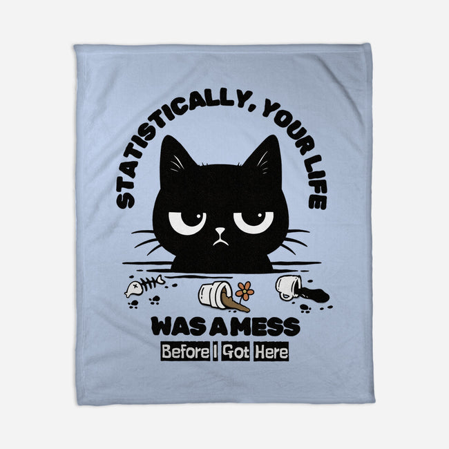 Statistically Your Life Was A Mess-None-Fleece-Blanket-Trendlory