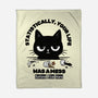Statistically Your Life Was A Mess-None-Fleece-Blanket-Trendlory