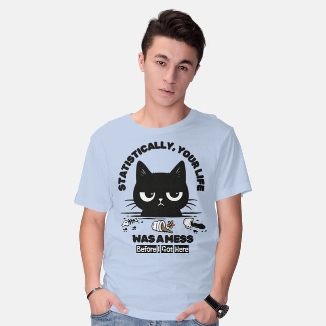 Statistically Your Life Was A Mess-Mens-Basic-Tee-Trendlory