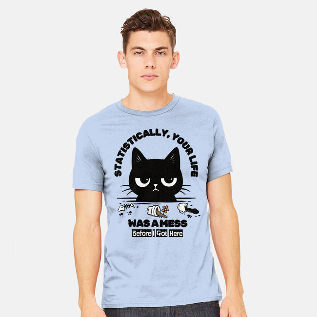 Statistically Your Life Was A Mess-Mens-Heavyweight-Tee-Trendlory