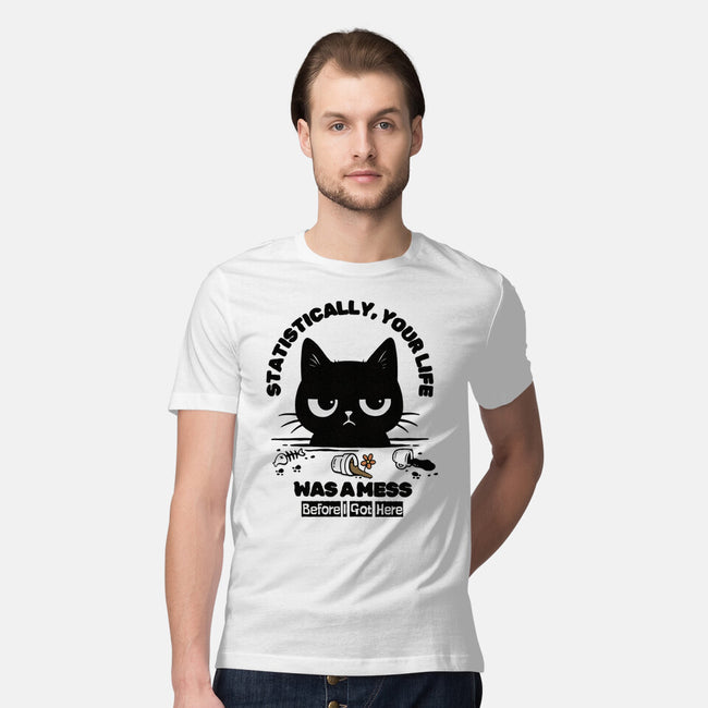 Statistically Your Life Was A Mess-Mens-Premium-Tee-Trendlory