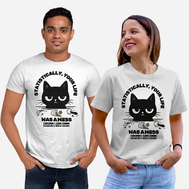Statistically Your Life Was A Mess-Unisex-Basic-Tee-Trendlory