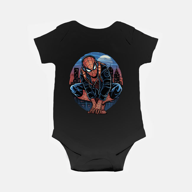 Big City Crawler-Baby-Basic-Onesie-glitchygorilla