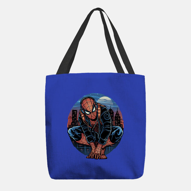 Big City Crawler-None-Basic Tote-Bag-glitchygorilla