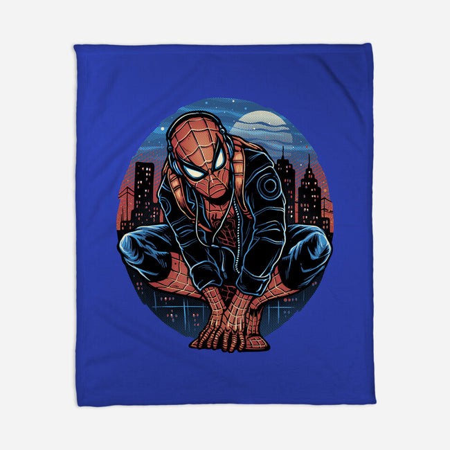 Big City Crawler-None-Fleece-Blanket-glitchygorilla