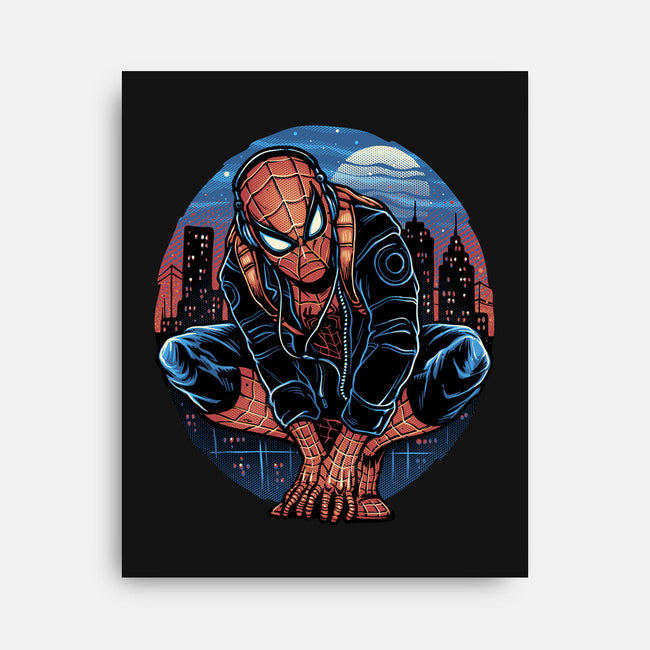 Big City Crawler-None-Stretched-Canvas-glitchygorilla