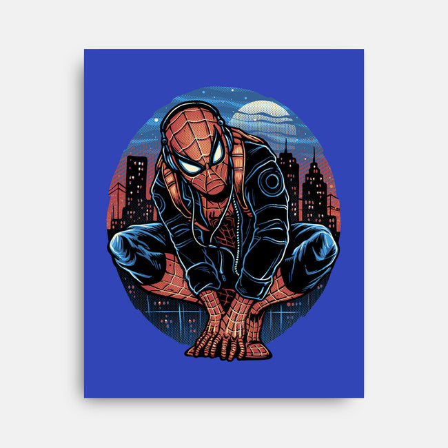 Big City Crawler-None-Stretched-Canvas-glitchygorilla