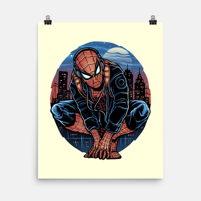 Big City Crawler-None-Matte-Poster-glitchygorilla