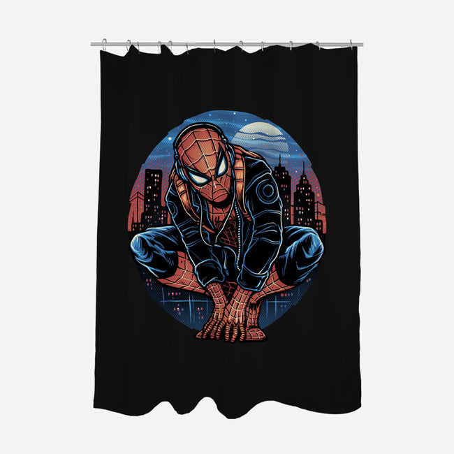 Big City Crawler-None-Polyester-Shower Curtain-glitchygorilla