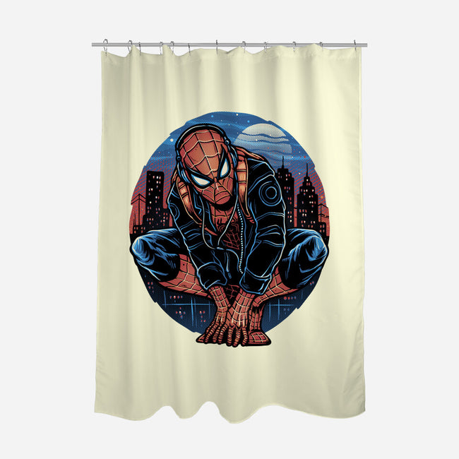 Big City Crawler-None-Polyester-Shower Curtain-glitchygorilla
