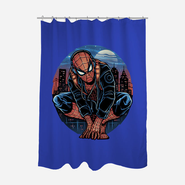 Big City Crawler-None-Polyester-Shower Curtain-glitchygorilla