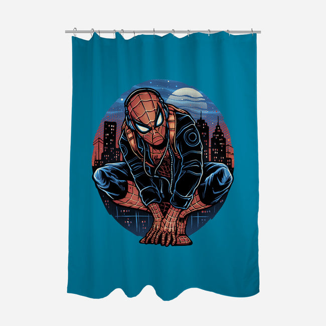 Big City Crawler-None-Polyester-Shower Curtain-glitchygorilla