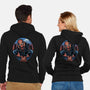 Big City Crawler-Unisex-Zip-Up-Sweatshirt-glitchygorilla