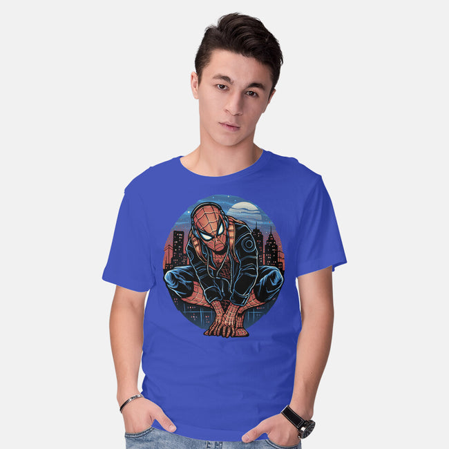 Big City Crawler-Mens-Basic-Tee-glitchygorilla