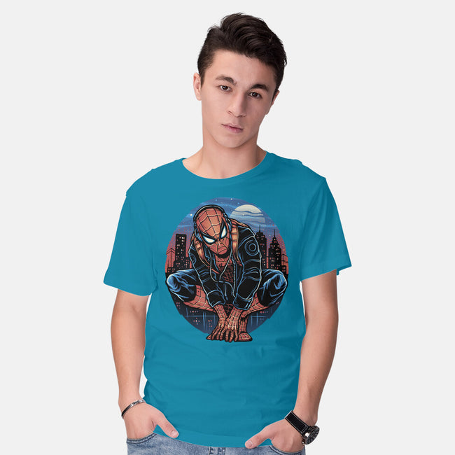 Big City Crawler-Mens-Basic-Tee-glitchygorilla