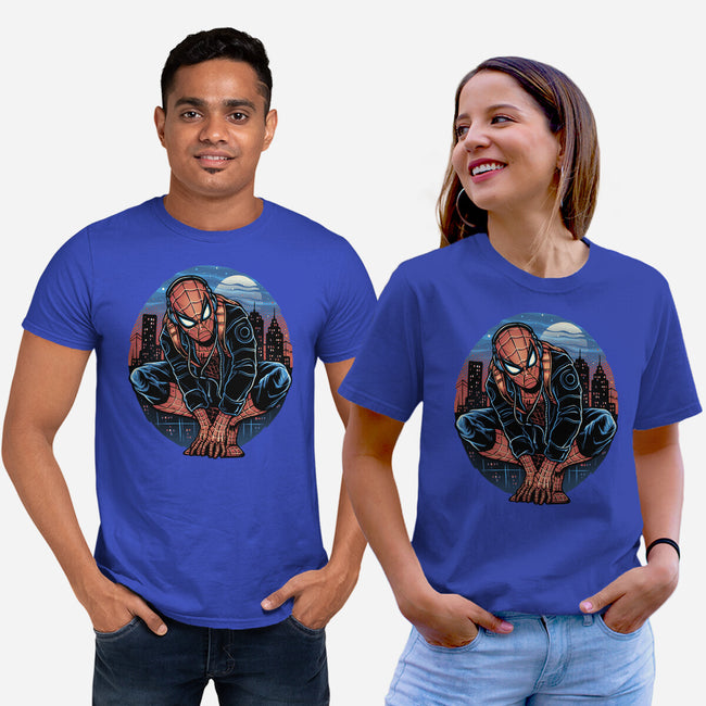 Big City Crawler-Unisex-Basic-Tee-glitchygorilla