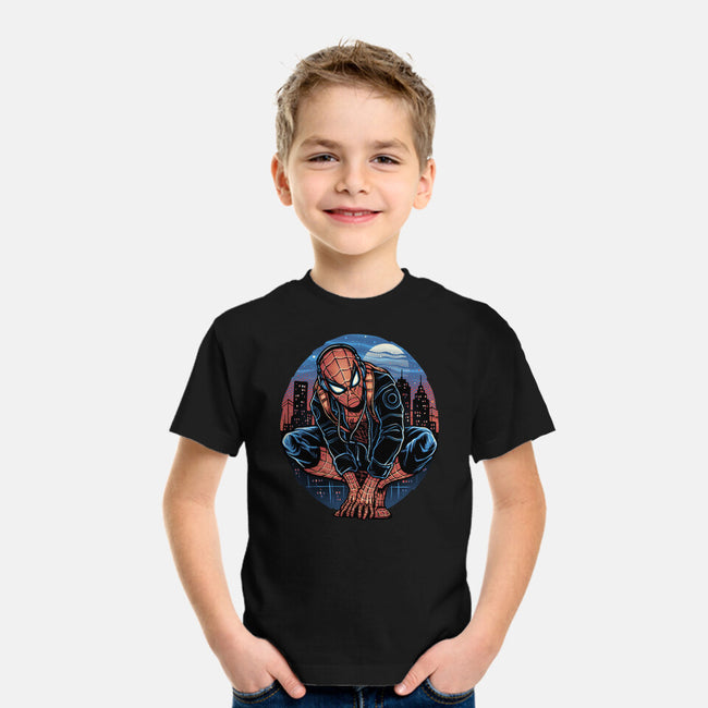 Big City Crawler-Youth-Basic-Tee-glitchygorilla