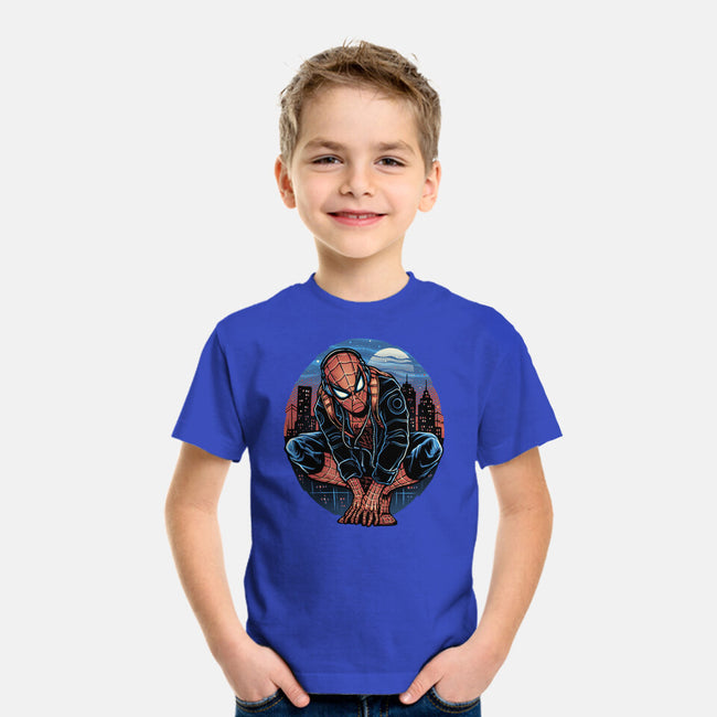 Big City Crawler-Youth-Basic-Tee-glitchygorilla