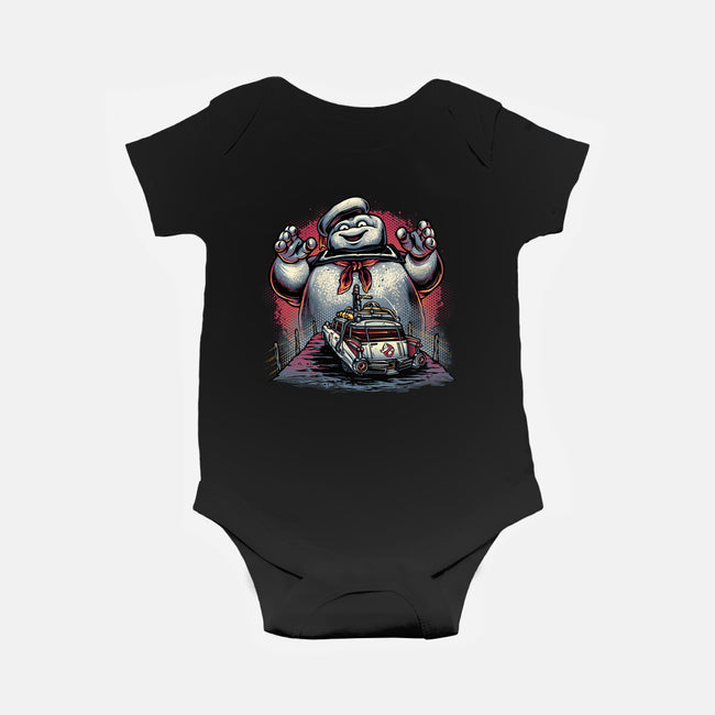 Spooky Encounter-Baby-Basic-Onesie-glitchygorilla