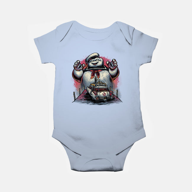 Spooky Encounter-Baby-Basic-Onesie-glitchygorilla