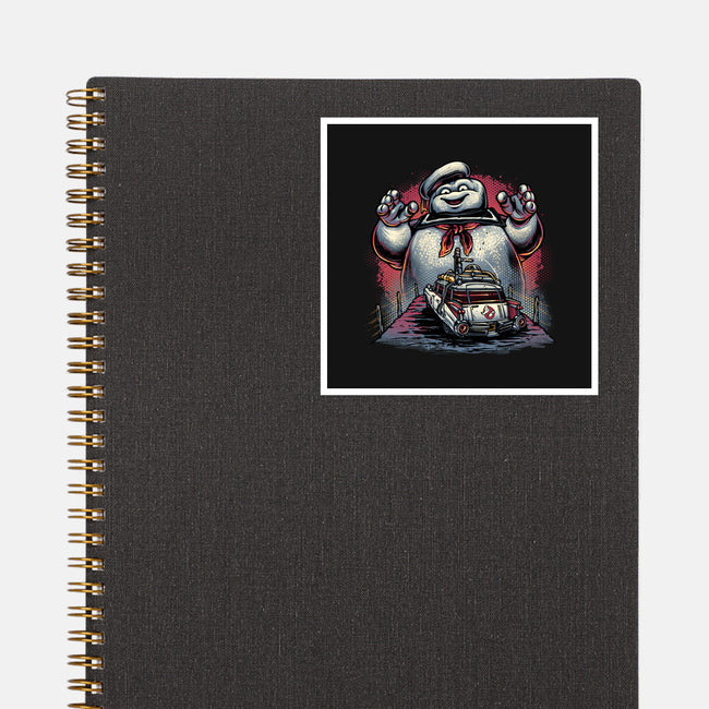 Spooky Encounter-None-Glossy-Sticker-glitchygorilla