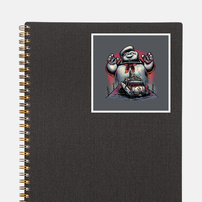 Spooky Encounter-None-Glossy-Sticker-glitchygorilla
