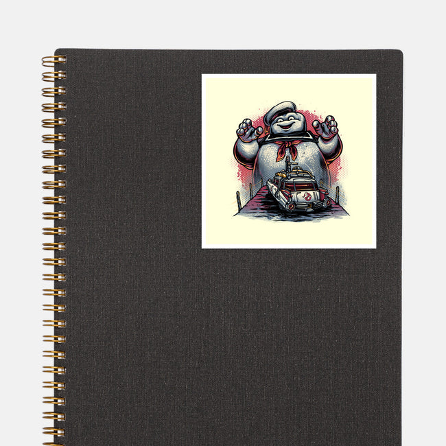 Spooky Encounter-None-Glossy-Sticker-glitchygorilla