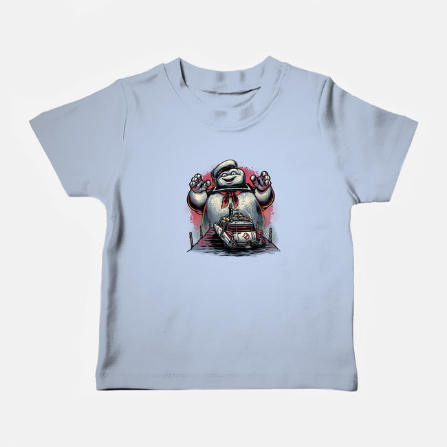 Spooky Encounter-Baby-Basic-Tee-glitchygorilla