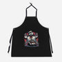 Spooky Encounter-Unisex-Kitchen-Apron-glitchygorilla