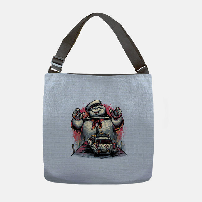 Spooky Encounter-None-Adjustable Tote-Bag-glitchygorilla