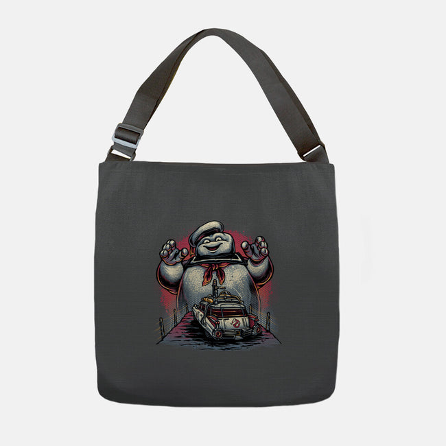 Spooky Encounter-None-Adjustable Tote-Bag-glitchygorilla