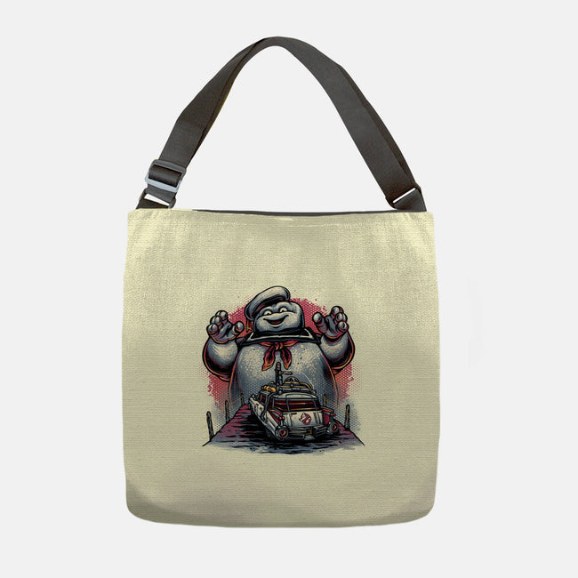 Spooky Encounter-None-Adjustable Tote-Bag-glitchygorilla
