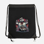 Spooky Encounter-None-Drawstring-Bag-glitchygorilla
