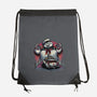 Spooky Encounter-None-Drawstring-Bag-glitchygorilla