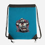Spooky Encounter-None-Drawstring-Bag-glitchygorilla