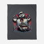 Spooky Encounter-None-Fleece-Blanket-glitchygorilla