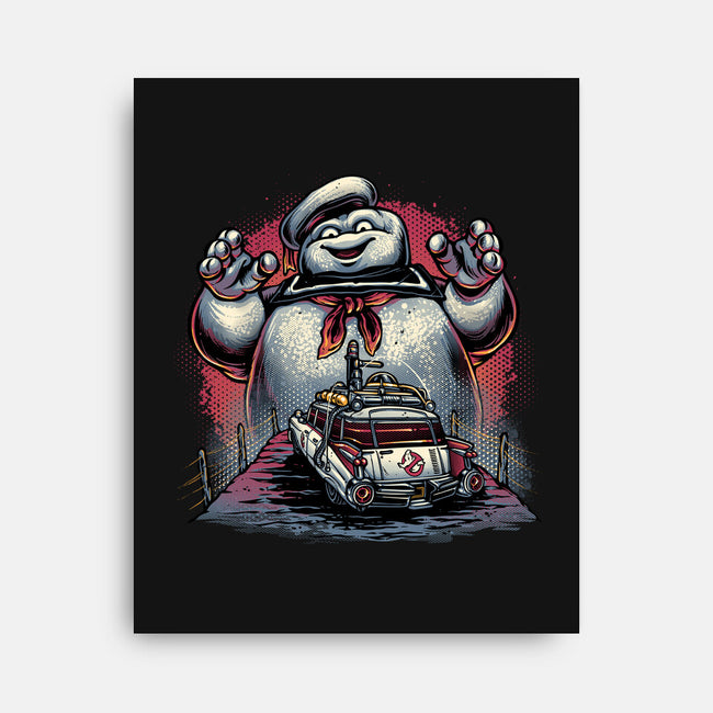 Spooky Encounter-None-Stretched-Canvas-glitchygorilla