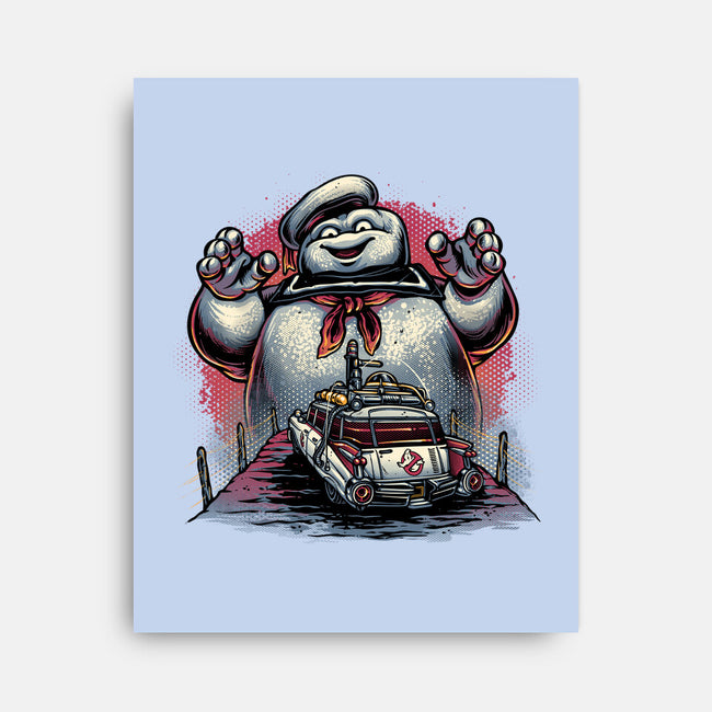 Spooky Encounter-None-Stretched-Canvas-glitchygorilla