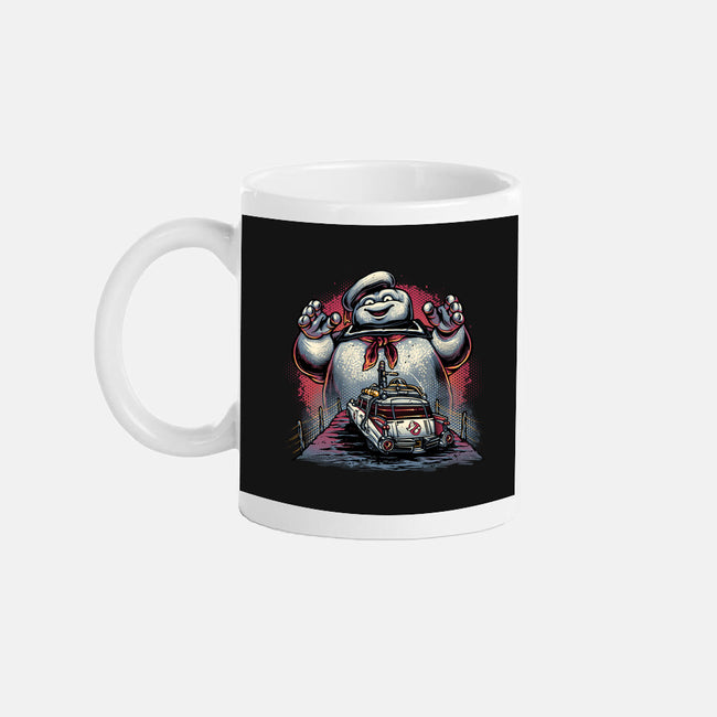 Spooky Encounter-None-Mug-Drinkware-glitchygorilla