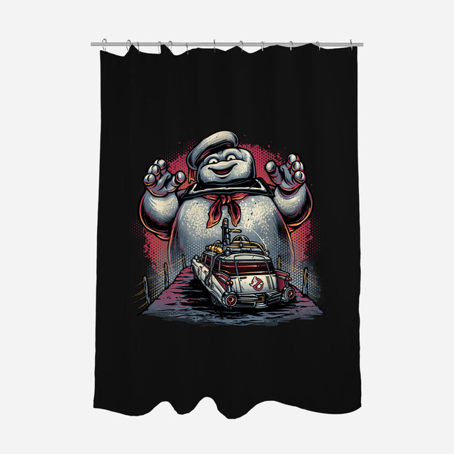 Spooky Encounter-None-Polyester-Shower Curtain-glitchygorilla
