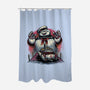 Spooky Encounter-None-Polyester-Shower Curtain-glitchygorilla