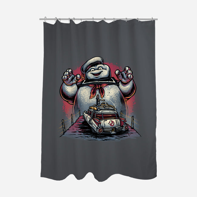 Spooky Encounter-None-Polyester-Shower Curtain-glitchygorilla