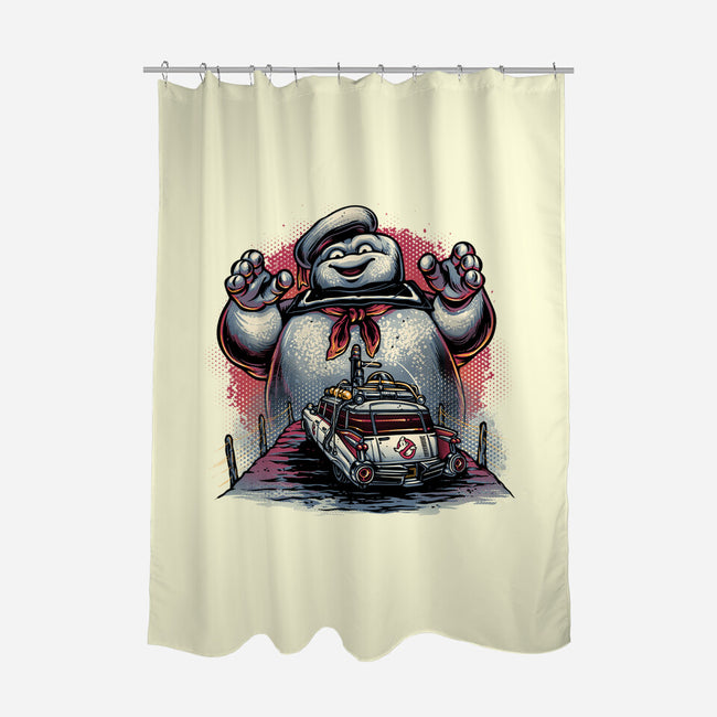 Spooky Encounter-None-Polyester-Shower Curtain-glitchygorilla