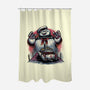 Spooky Encounter-None-Polyester-Shower Curtain-glitchygorilla
